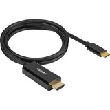Corsair USB Type-C naar HDMI kabel Zwart, 1 meter
