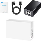 Cudy 2-Channel Gigabit PoE+ Injector poe-injector Zwart, POE220, 30W