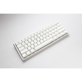 Ducky One 3 Classic Pure White Mini, toetsenbord Wit, US lay-out, Cherry MX Brown, RGB led, Double-shot PBT, Hot-swappable, QUACK Mechanics, 60%