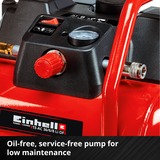 Einhell Compressor TE-AC 36/6/8 Li OF Set - Solo Rood/zwart, Accu en oplader niet inbegrepen