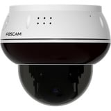 Foscam D8ET, 4K/8MP vandalismebestendige PoE PT buitencamera beveiligingscamera Wit