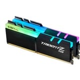 G.Skill 16 GB DDR4-3000 Kit werkgeheugen Zwart, F4-3000C16D-16GTZR, Trident Z RGB, XMP