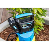 Gloria Accu-compressor Zwart/blauw, Accu en oplader niet inbegrepen
