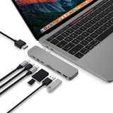 Hyper HyperDrive PRO 8-in-2 USB-C Hub dockingstation Donkergrijs