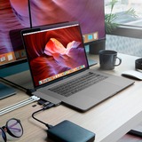 Hyper HyperDrive PRO 8-in-2 USB-C Hub dockingstation Donkergrijs