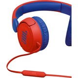 JBL JR310 on-ear hoofdtelefoon Rood/donkerblauw