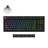 Keychron C3 Pro-H3 RGB mechanisch toetsenbord Zwart, US lay-out (QWERTY), Keychron Super Brown, 80% (TKL)	, RGB leds, Cherry Double-Shot PBT, hot swap, 8000 Hz