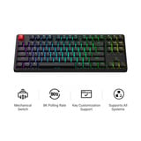 Keychron C3 Pro-H3 RGB mechanisch toetsenbord Zwart, US lay-out (QWERTY), Keychron Super Brown, 80% (TKL)	, RGB leds, Cherry Double-Shot PBT, hot swap, 8000 Hz