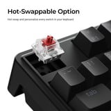 Keychron C3 Pro-H3 RGB mechanisch toetsenbord Zwart, US lay-out (QWERTY), Keychron Super Brown, 80% (TKL)	, RGB leds, Cherry Double-Shot PBT, hot swap, 8000 Hz
