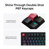Keychron C3 Pro-H3, toetsenbord Zwart, US lay-out, Keychron Super Brown, 80% TKL, RGB leds, Cherry Double-Shot PBT, hot swap, 8000 Hz