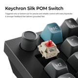 Keychron Q13 Ultra-M3 8K Wireless Custom Mechanical Keyboard, toetsenbord Zwart, US lay-out, Keychron Silk POM Brown, 96%, RGB, Hot swap, 8K, 2.4 GHz / Bluetooth 5.2 / USB-C