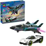 LEGO LEGO City Jet vs. Car6 Constructiespeelgoed 