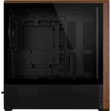 Lian Li LANCOOL 217 midi tower behuizing Zwart/houtkleur | 2x USB-A | 1x USB-C | Tempered Glass