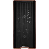 Lian Li LANCOOL 217 midi tower behuizing Zwart/houtkleur | 2x USB-A | 1x USB-C | Tempered Glass