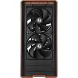 Lian Li LANCOOL 217 midi tower behuizing Zwart/houtkleur | 2x USB-A | 1x USB-C | Tempered Glass
