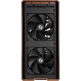 Lian Li LANCOOL 217 midi tower behuizing Zwart/houtkleur | 2x USB-A | 1x USB-C | Tempered Glass