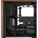 Lian Li LANCOOL 217 midi tower behuizing Zwart/houtkleur | 2x USB-A | 1x USB-C | Tempered Glass
