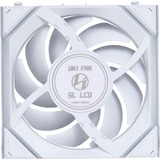 Lian Li UNI FAN SL120 LCD Wireless Reverse Blade RGB case fan Wit, 120 x 124.5 x 28 mm, PWM