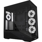 Lian Li Vector V100R midi tower behuizing Zwart | 2x USB-A | 1x USB-C | RGB | Tempered Glass