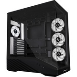 Lian Li Vector V100 midi tower behuizing Zwart | 2x USB-A | 1x USB-C | RGB | Tempered Glass