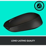 Logitech B170 muis Zwart, Draadloos