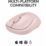 Logitech M240 Silent muis Roze, Bluetooth