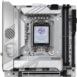 MSI MPG Z890I EDGE TI WIFI socket 1851 moederbord Wit/zilver, RAID, 5Gb-LAN, WLAN, BT, Sound, Mini-ITX