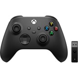 Microsoft Xbox draadloze controller + draadloze adapter voor Windows 10 Zwart