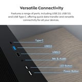 Montech X5M midi tower behuizing Zwart | 2x USB-A | 1x USB-C | RGB | Tempered Glass