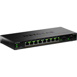 Netgear Netgear S350 8P GE POE+ SMART SWITCH Zwart