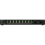 Netgear Netgear S350 8P GE POE+ SMART SWITCH Zwart