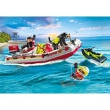 PLAYMOBIL City Action - Brandweerboot met waterscooter Constructiespeelgoed 71464