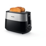 Philips Daily HD2516/90 Broodrooster 8 standen | Geïntegreerd opwarmrek voor broodjes