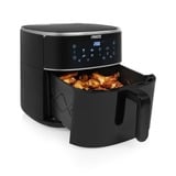 Princess 182254 Digitale Airfryer 8L heteluchtfriteuse Zwart, 8 liter | hetelucht | verstelbaar Airfryerrek | BPA-vrij