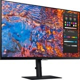 Samsung LS27B800PXUXEN 27" 4K Ultra HD monitor Zwart, 1x DisplayPort, 1x HDMI, 1x USB-C, 3x USB-A, 1x RJ-45