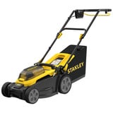 Stanley 18V V20 4Ah set 34 cm grasmaaier Zwart/geel, Accu en oplader inbegrepen