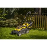 Stanley 18V V20 4Ah set 34 cm grasmaaier Zwart/geel, Accu en oplader inbegrepen