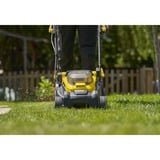 Stanley 18V V20 4Ah set 34 cm grasmaaier Zwart/geel, Accu en oplader inbegrepen