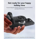 VEGER SnapCam draadloze powerbank (W0569) 5000mAh Zwart, PD 20W, QC 3.0, BT, USB-C, iPhone 12-serie en nieuwer