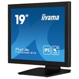 iiyama ProLite T1932MSC-B2S 19" touchscreen monitor Zwart, VGA, HDMI, DisplayPort, Audio, Touchscreen