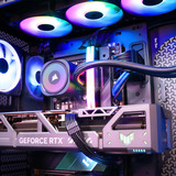 ALTERNATE Thunderstorm Xtreme Ultra 7 – RTX 5090 iCue gaming pc Zwart | Core Ultra 7 270K Plus | RTX 5090 | 64 GB | 2 TB SSD