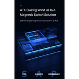 ATK 68 RX eSports Hall Effect Keyboard Wit, US lay-out (QWERTY), 65%