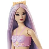 Barbie Dreamtopia - Zeemeerminpop - Lila haar en een paarse staart 