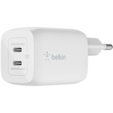 Belkin Boost Charge Pro 2-poorts USB-C GaN-wandlader met PPS (65 W) Wit