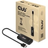 Club 3D HDMI + Micro USB naar DisplayPort Active Adapter Zwart, 4K120Hz / 8K30Hz M/F 