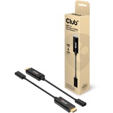 Club 3D HDMI to USB Type-C 4K60Hz Active Adapter M/F Zwart