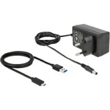 DeLOCK Externe USB 3.2 Gen 2 4 Port Hub 10Gbps usb-hub Zwart