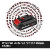 EINHELL 18V 2,5Ah PXC Starter Kit set Zwart/rood
