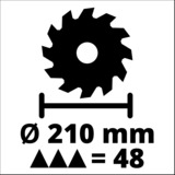 Einhell Afkort- en Verstekzaag TC-SM 2131/1 Dual kap- & verstekzaag Rood/zwart