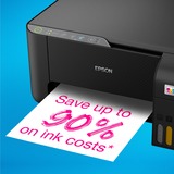 Epson EcoTank ET-2860 A4 multifunctionele Wi-Fi-printer met inkttank all-in-one inkjetprinter Zwart, Scannen, Kopiëren, inclusief tot 3 jaar inkt